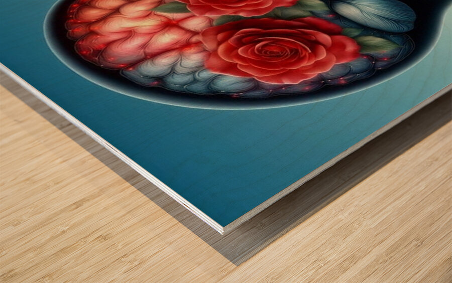 Braineeez 345 Wood print