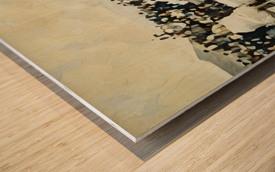 Early 1900s Colorado Buffaloes vs. Colorado College Tigers Wood print