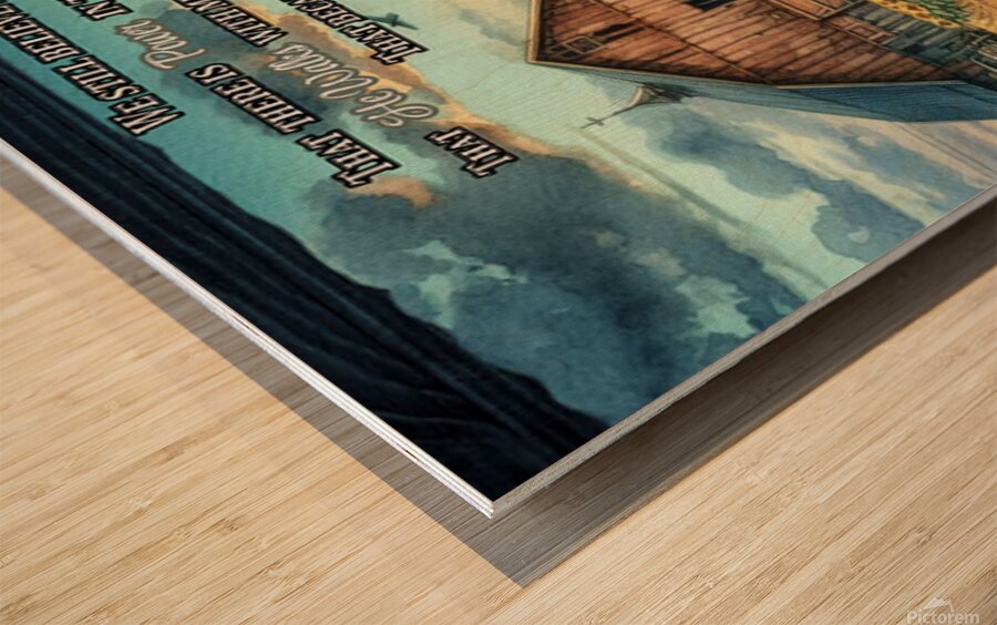 We Still Believe in Amazing Grace – Christian Sunflowers Acrylic Wall Art | Faith & Inspirational Home Decor Wood print