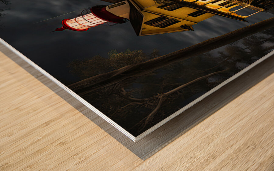 ALL LIT UP Wood print