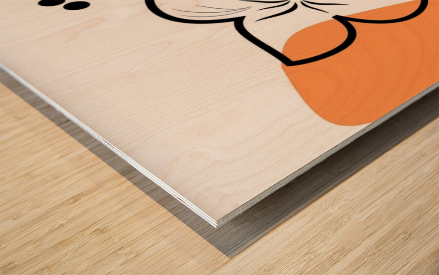 Botanical Boho Art Wood print