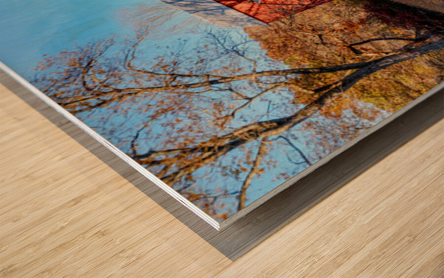 Timeless Mill Ozarks Landmark Wood print