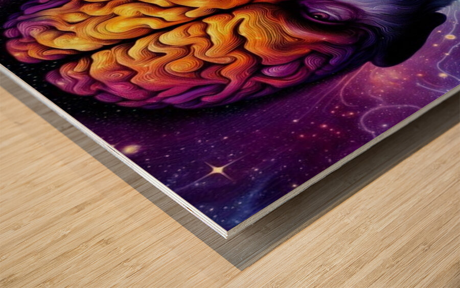 Braineeez 1130 Wood print