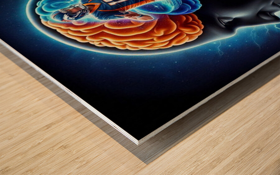 Braineeez 1194 Wood print