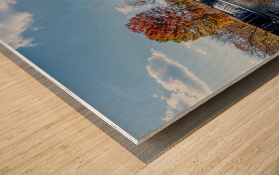 Framed By Nature Rockbridge Mill Wood print