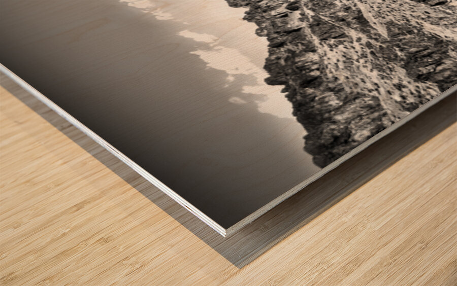 Birch Creek Ranch – Owyhee Canyonlands B&W Wood print