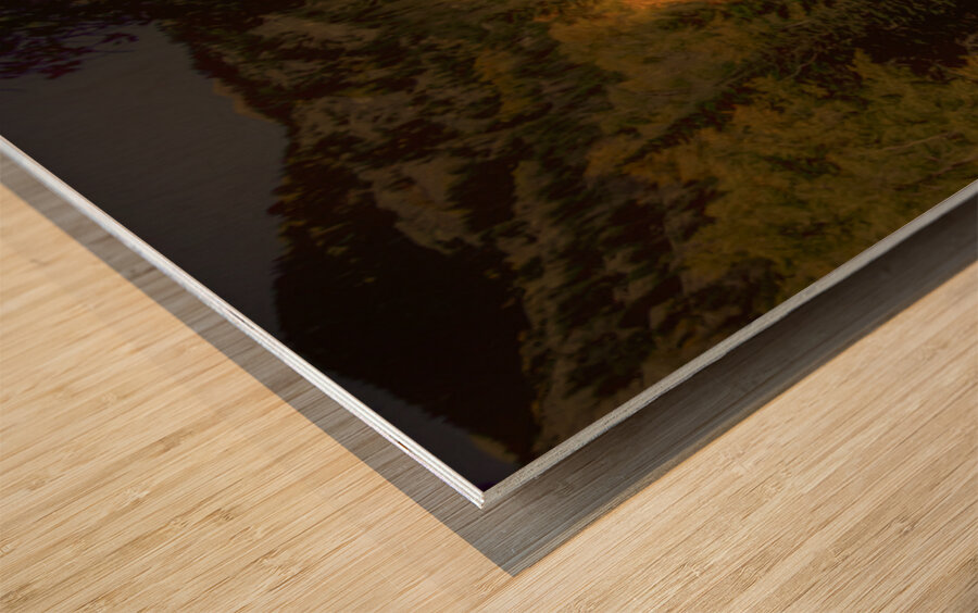 Crystal Mill Remembrance Wood print