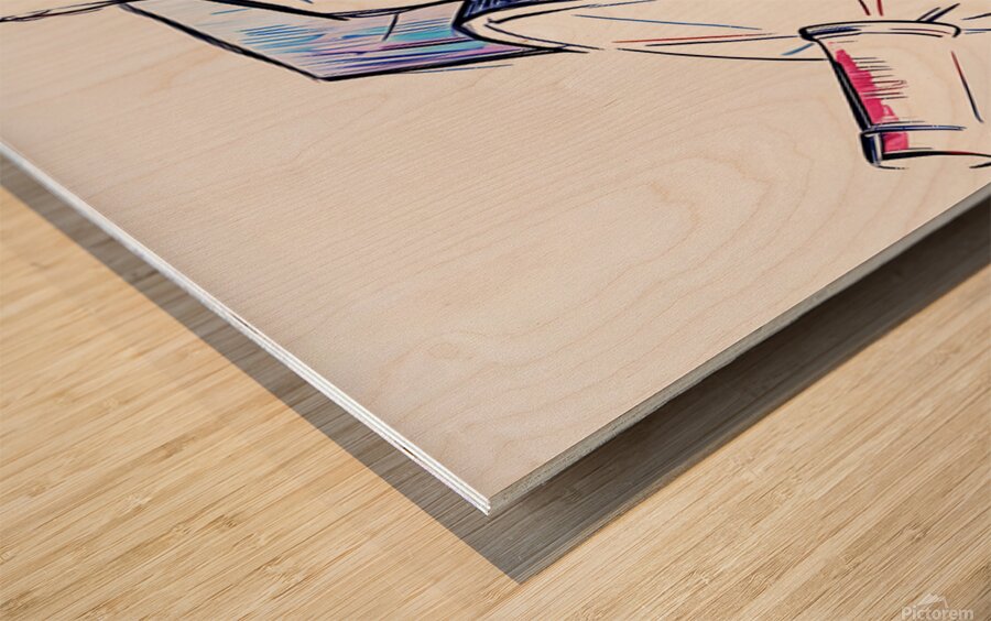 ArtXcl 318 man still life Petre Wood print