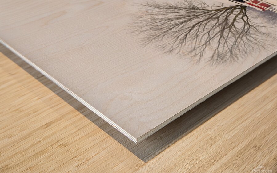 15 Winter Card Wood print