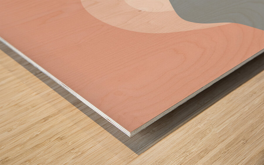 Sunset landscapes. a Wood print