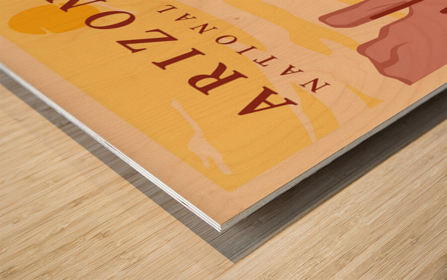 Travel to Arizona. a Wood print