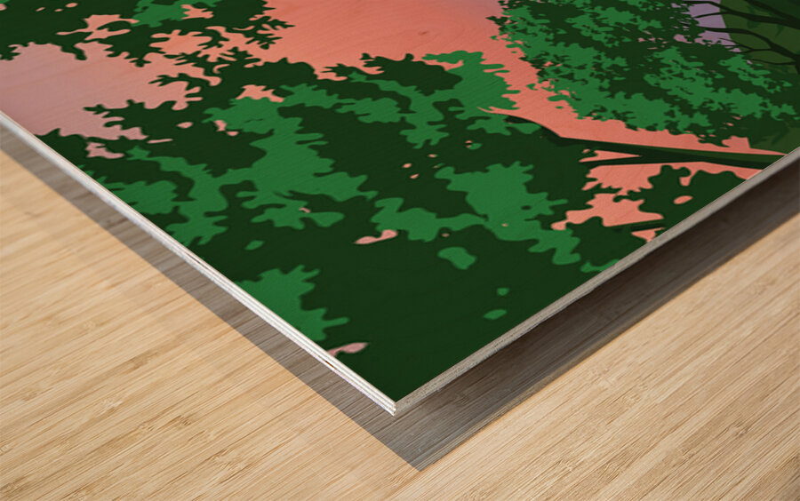 Amazon River  Wood print