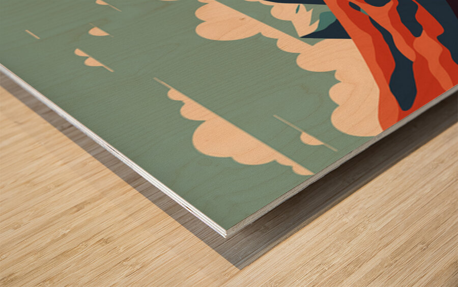 Torres Del Paine national park Wood print