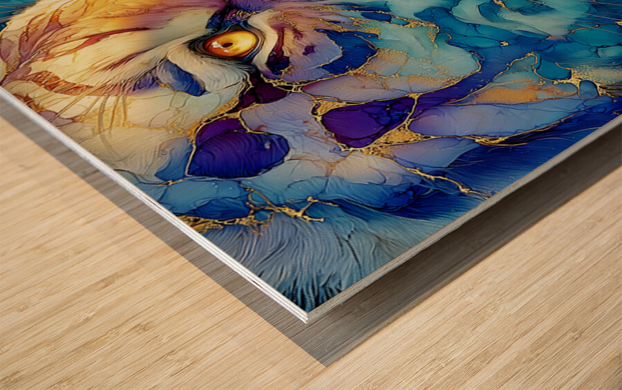 Tiger Three Wood print