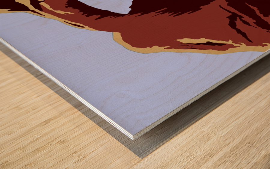 See America - Vintage Travel Wood print