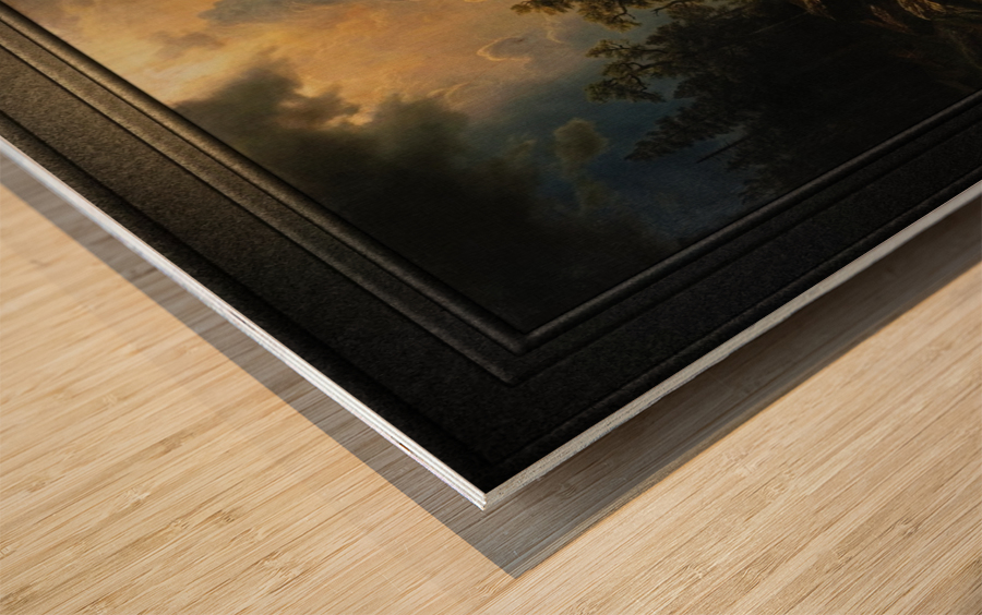 Puget Sound on the Pacific Coast by Albert Bierstadt Old Masters Reproduction Wood print