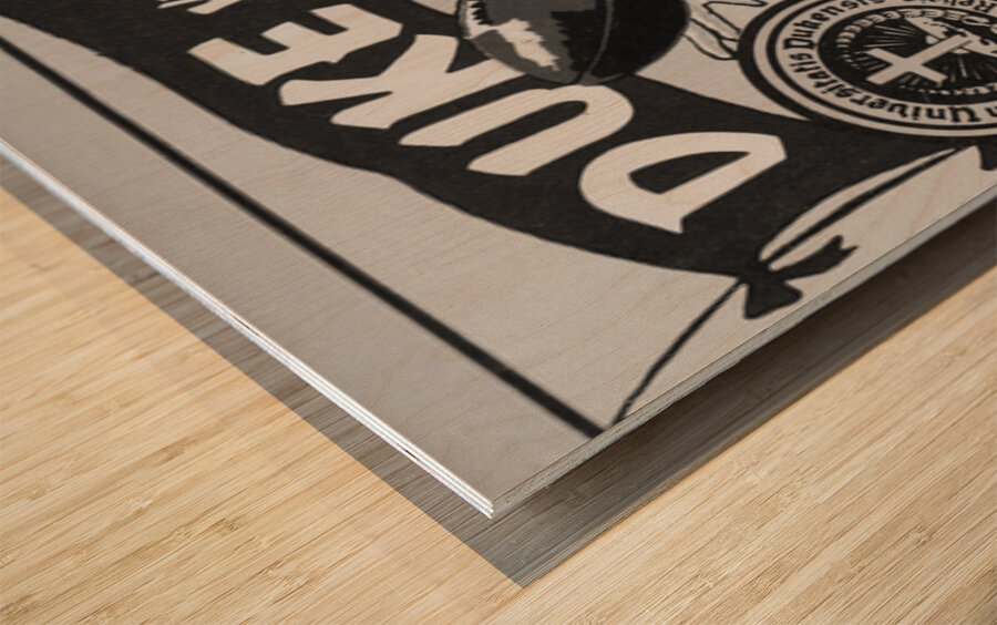 1957 Duke vs. Navy Wood print