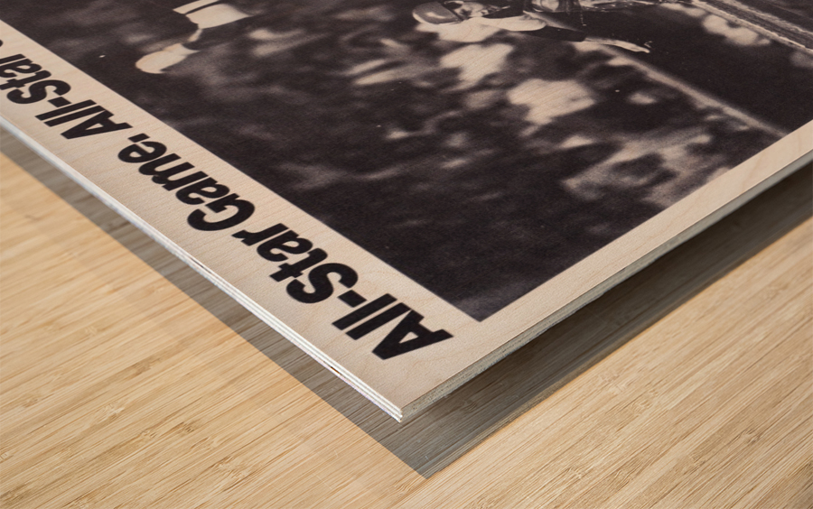 1979 NBC Sports Baseball Ad Wood print