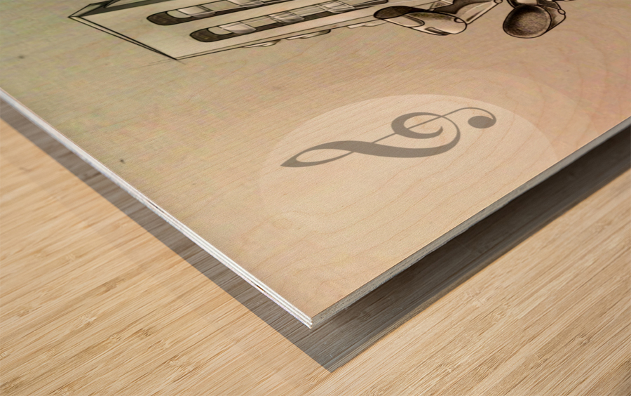 quadroagosto2020copia Wood print