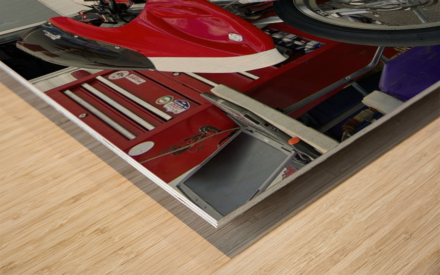 Pro Mod in the Pits Wood print