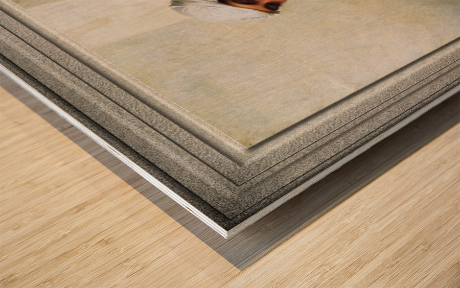 La Fidele by Emile Lecomte-Vernet Classical Fine Art Old Masters Reproduction Wood print