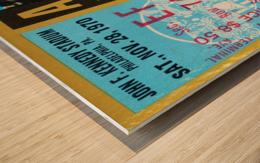 1970 Army vs. Navy Wood print