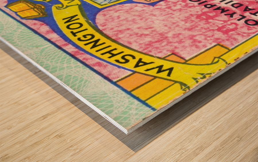 1932 Washington vs. UCLA Wood print