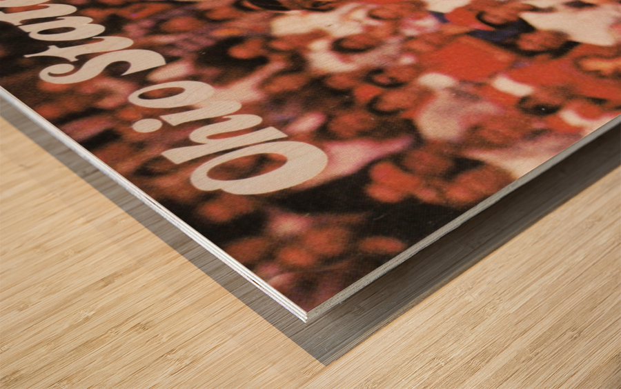 1987 Ohio State Basketball Poster Wood print