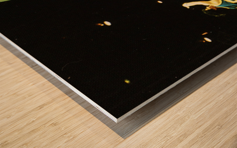 1985 Colorado State University Basketball Wood print