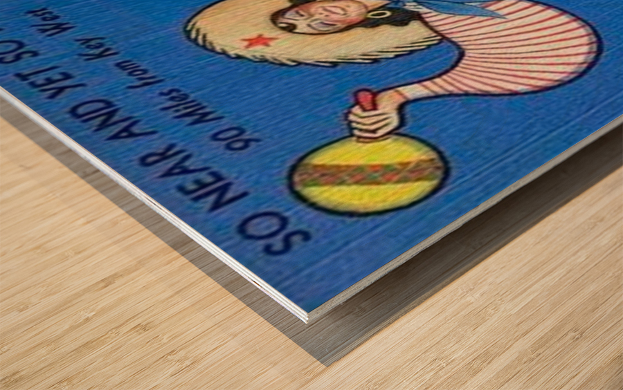 Visit Cuba Wood print