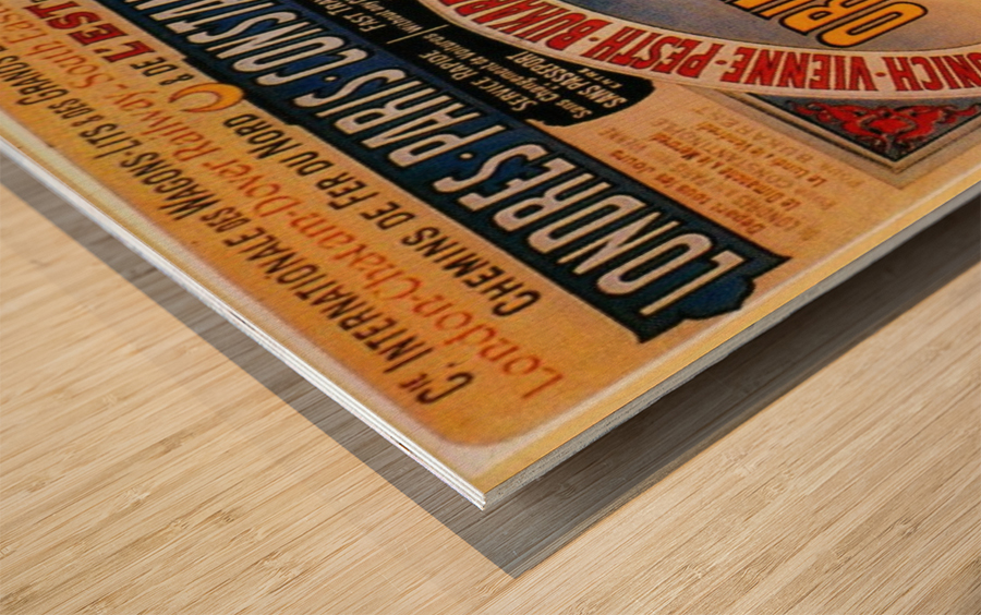 Orient Express Wood print