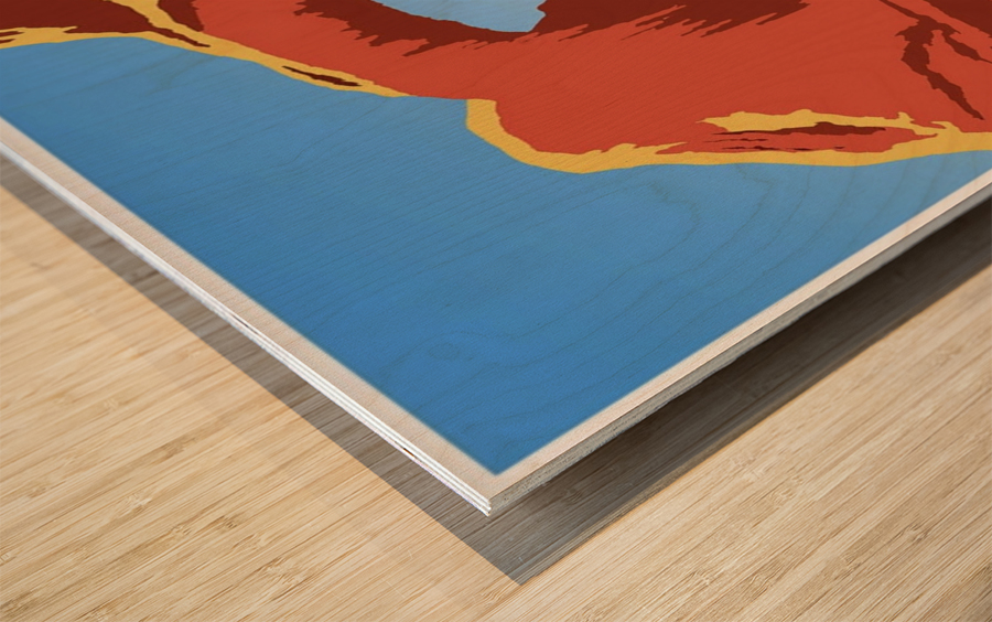 See America Wood print