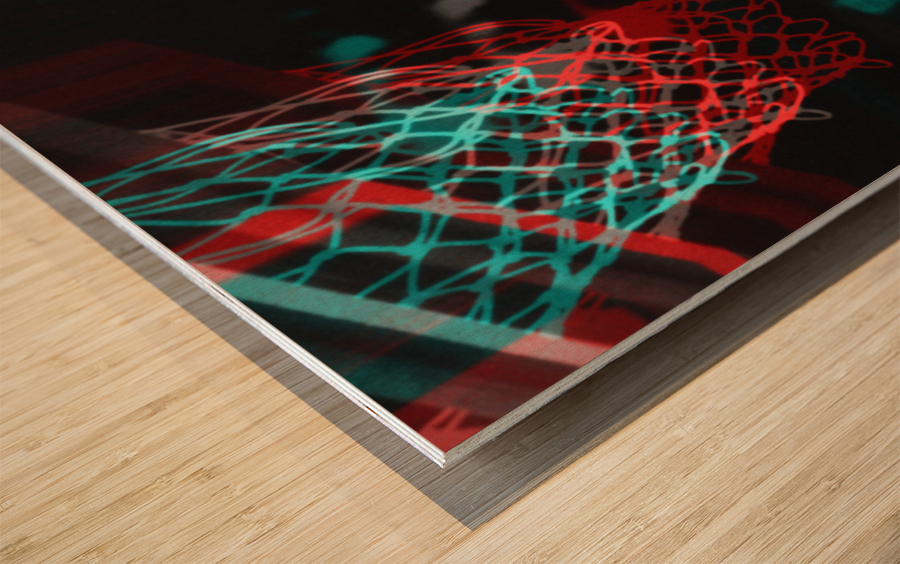 1985 Michael Jordan Art Poster Wood print