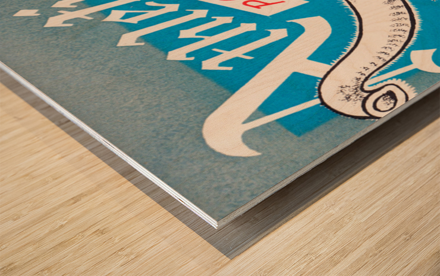 1952 Philadelphia Athletics Baseball Poster Wood print