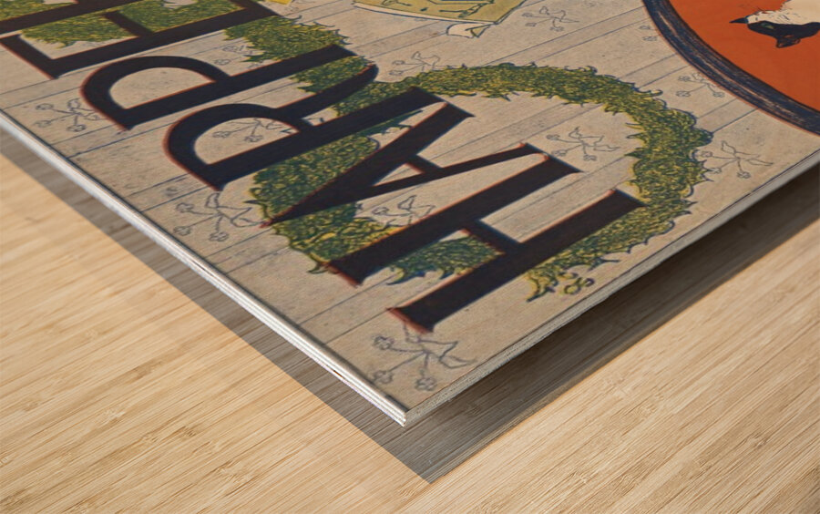 Harper's Christmas Wood print