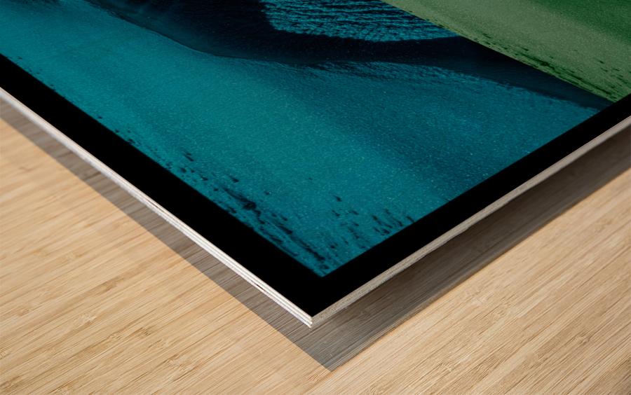 Cornice Colors Black Trim Wood print