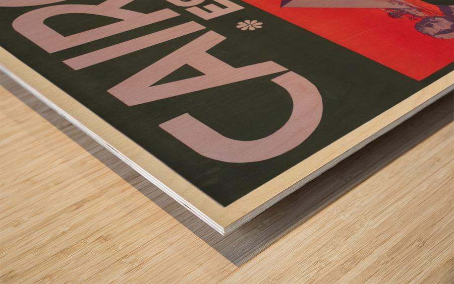 Shepheards Hotel, Cairo, Egypt Wood print