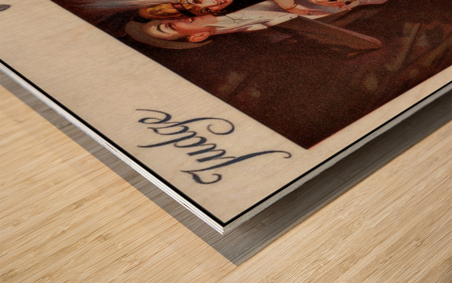 Judge 1915 Wood print