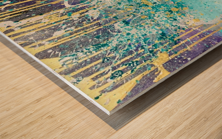 Midnight Love II Wood print