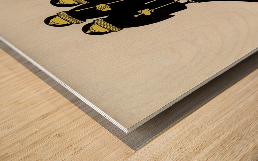 Johannisthal Herbst - Flugwoche old poster Wood print