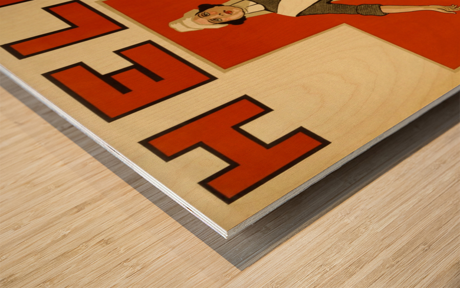 World War Propaganda Poster Wood print