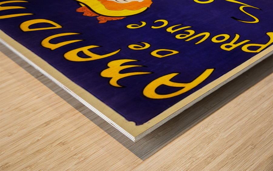 Cappiello - Amandines de Provence Wood print