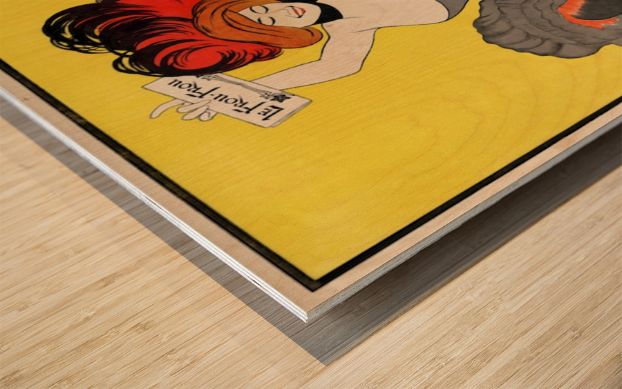 Le Frou Frou Wood print