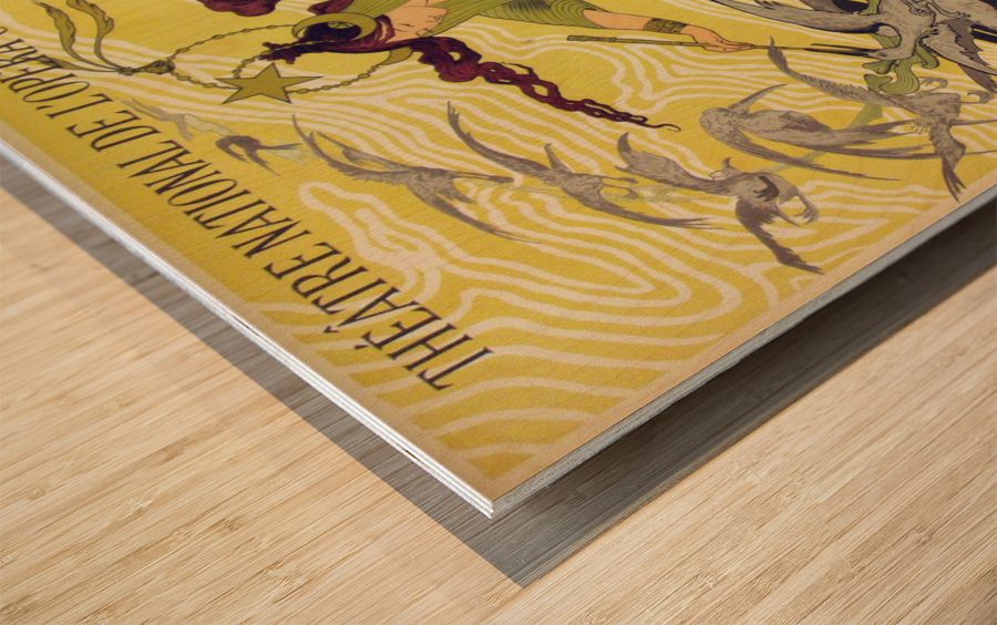 Original Cendrillon Poster Wood print