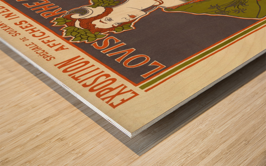 May 1897 exposition poster by Louis Rhead Wood print