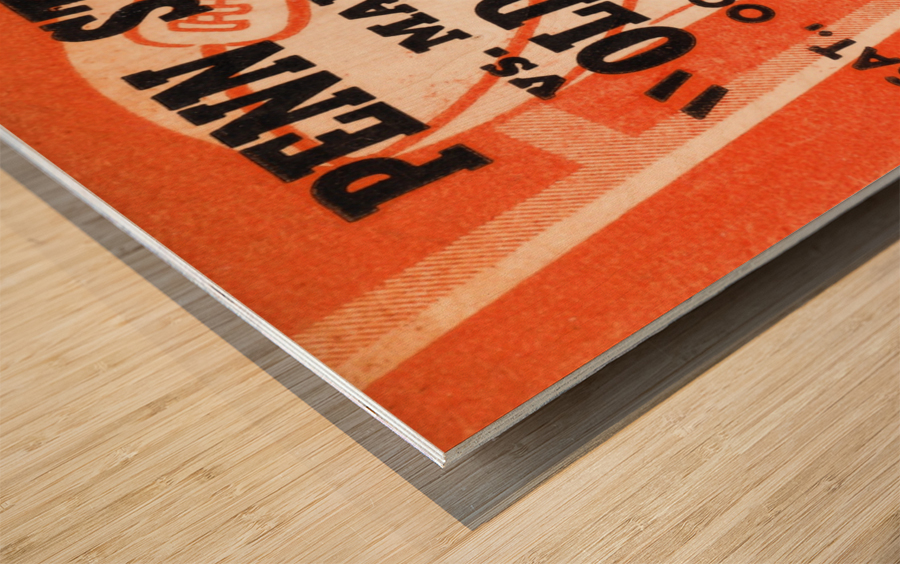 1943 Penn State Nittany Lions vs. Maryland Old Liners Wood print