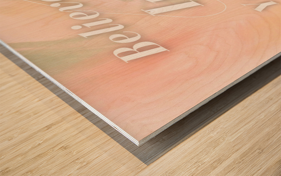 Boss Lady Wood print