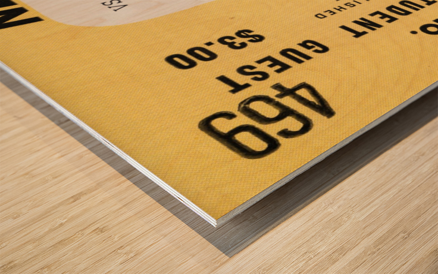 1957 Arizona Wildcats vs. New Mexico Lobos Wood print