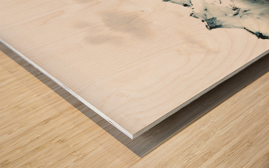 Mountain Lake 1 Wood print