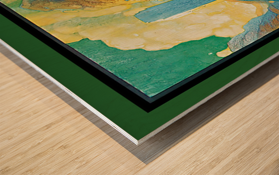 Chicago vintage poster Wood print